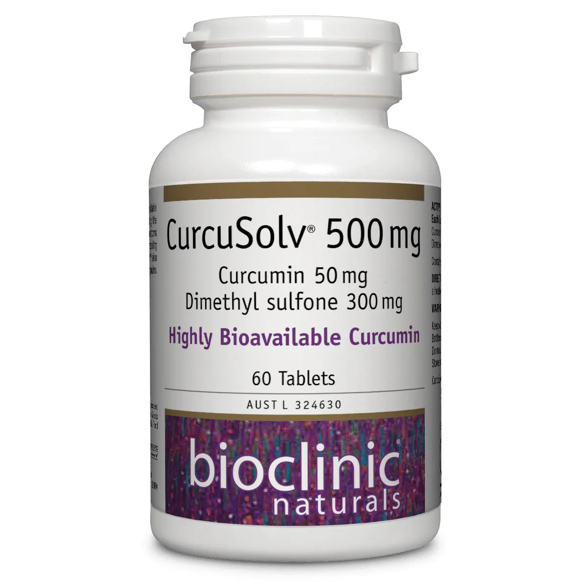 Bioclinic Naturals CurcuSolv 500mg Tablets 60