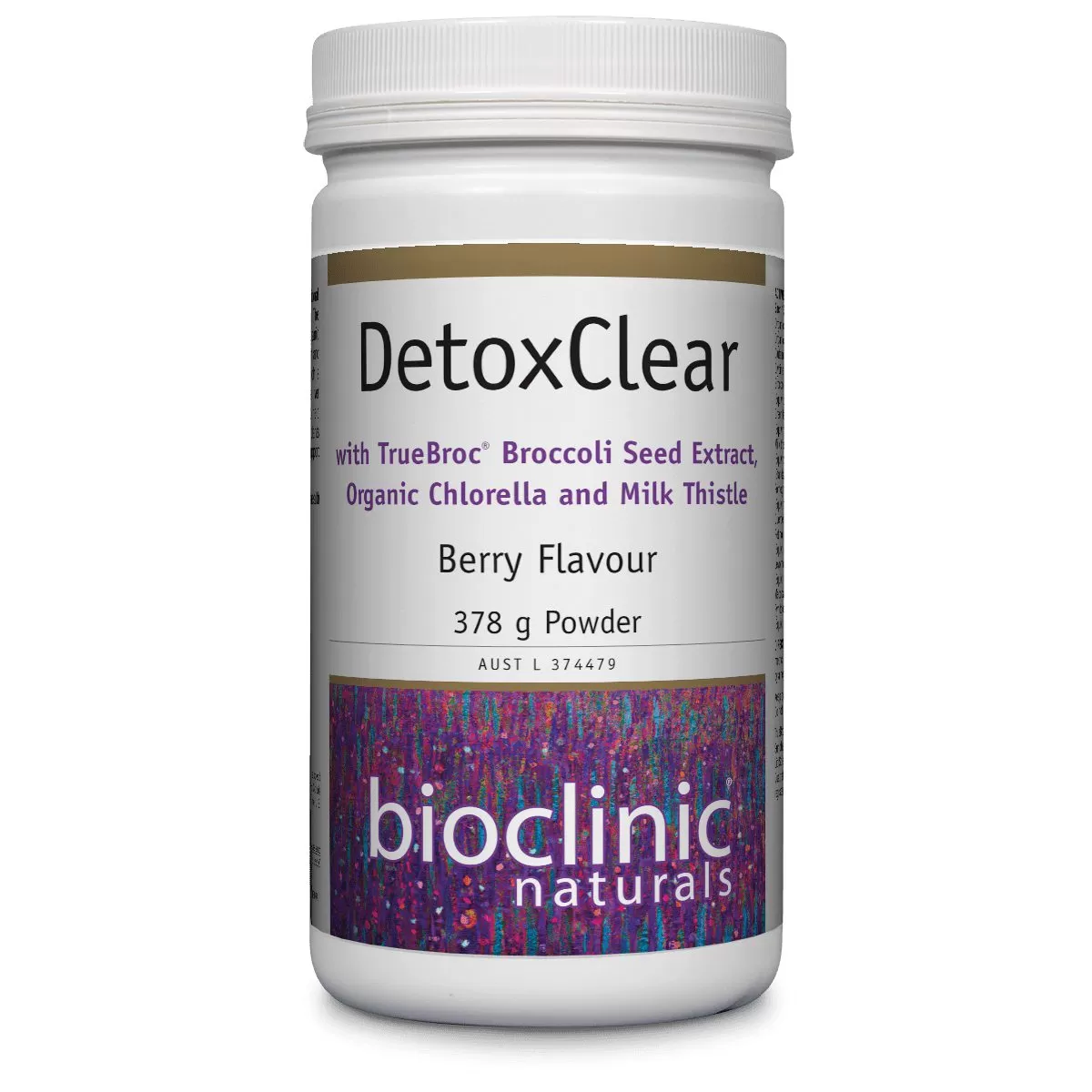 Bioclinic Naturals DetoxClear Powder 378g Berry