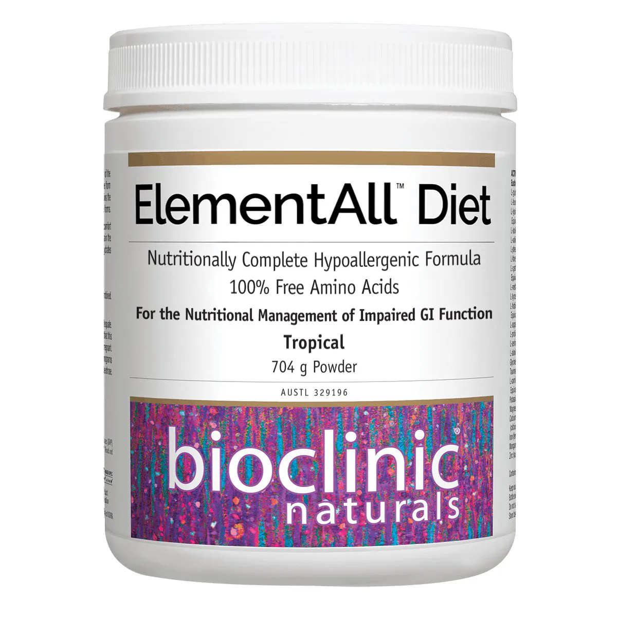 Bioclinic Naturals ElementAll Diet Powder “Tropical” 704g