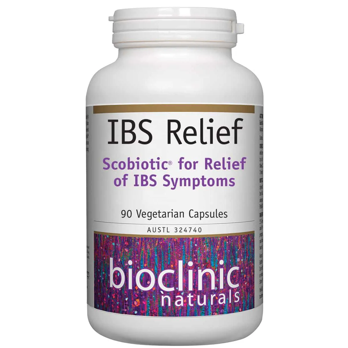 Bioclinic Naturals IBS Relief Scobiotic Vegetarian Capsules 90