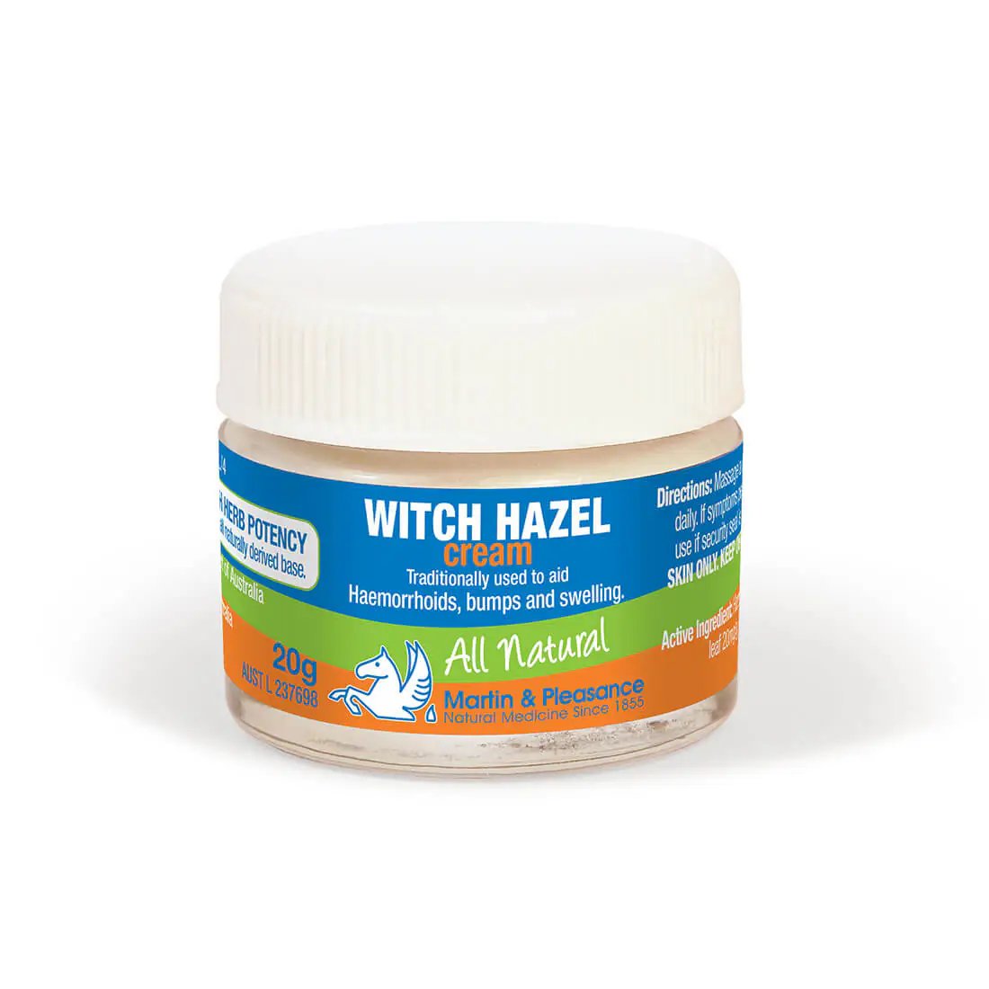 Martin & Pleasance All Natural Witch Hazel Cream 20g