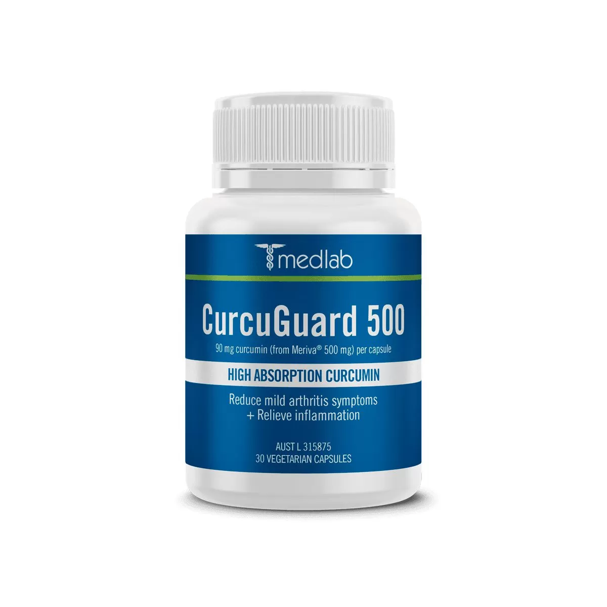 Medlab CurcuGuard 500 Vegetarian Capsules 30