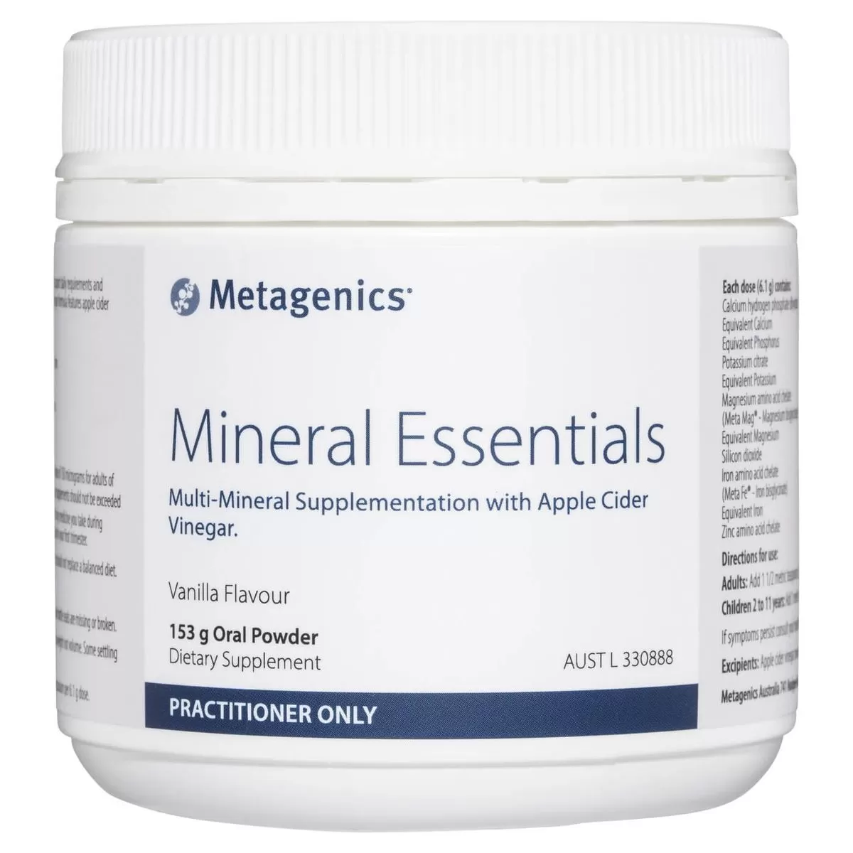 Metagenics Mineral Essentials Oral Powder 153g