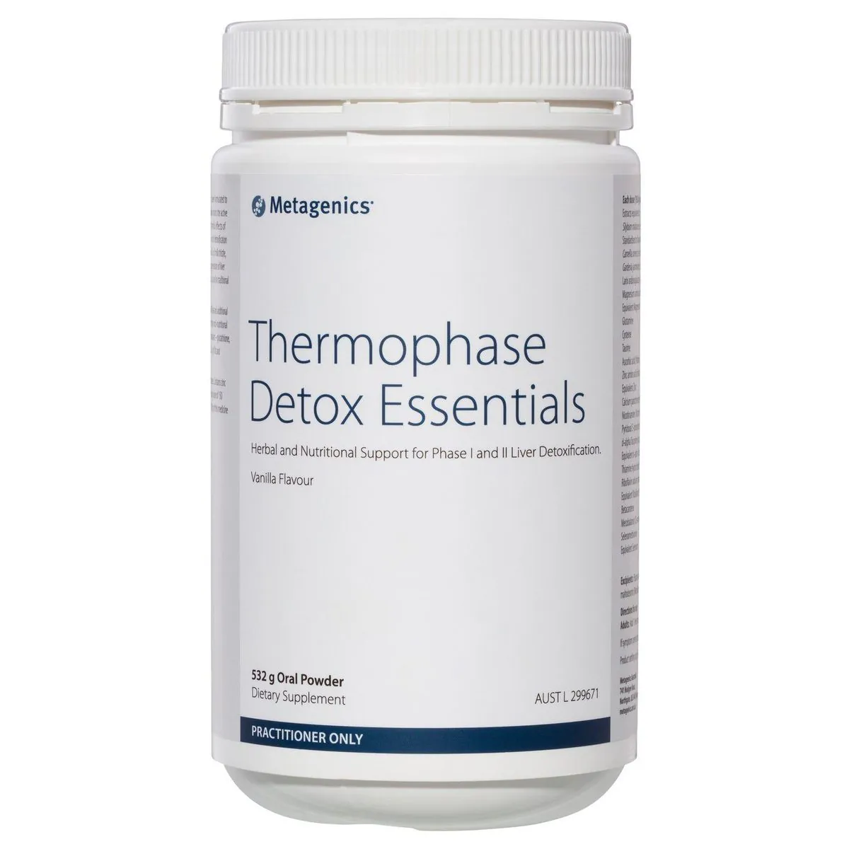 Metagenics Thermophase Detox Essentials Oral Powder 532g