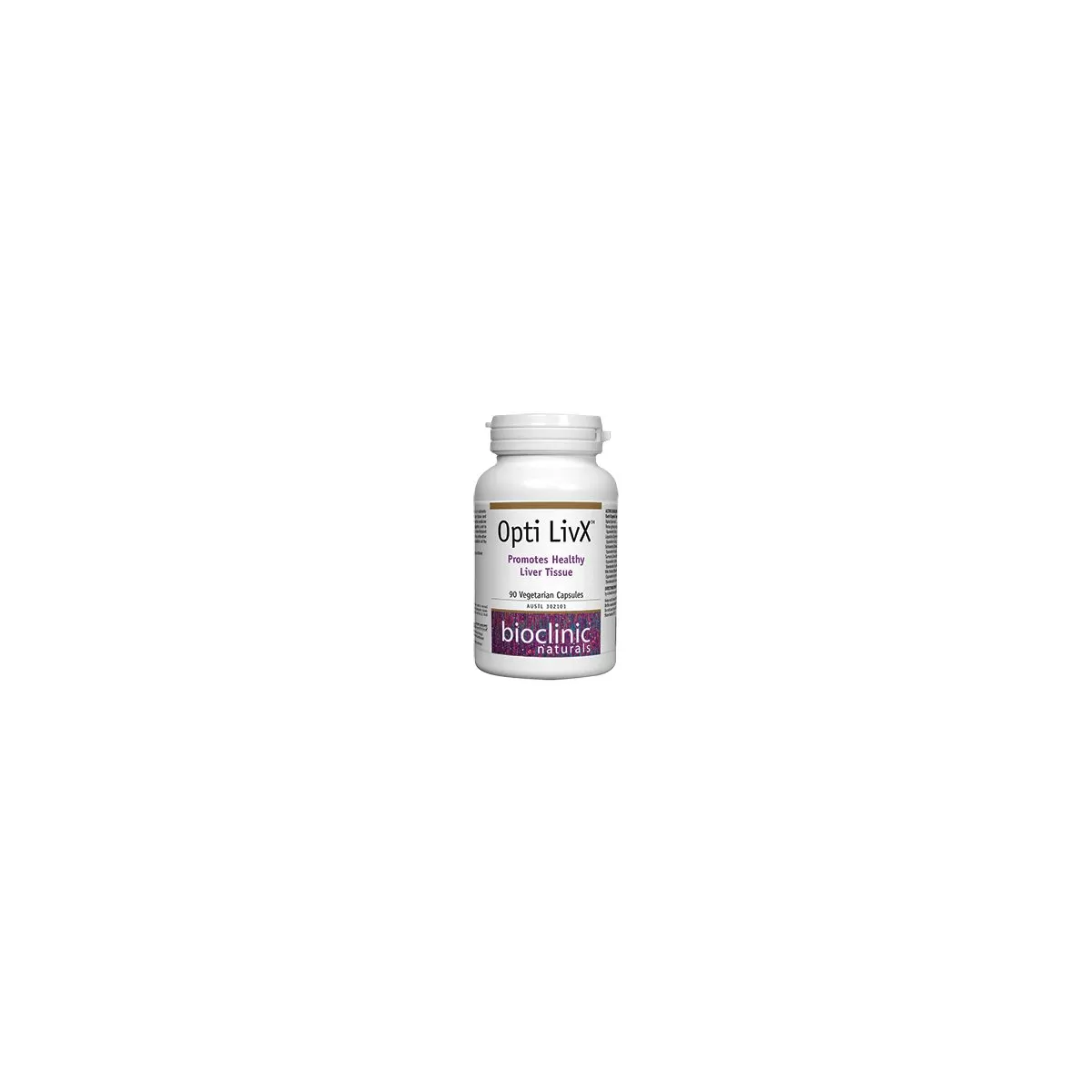 Bioclinic Naturals Opti LivX Vegetarian Capsules 90