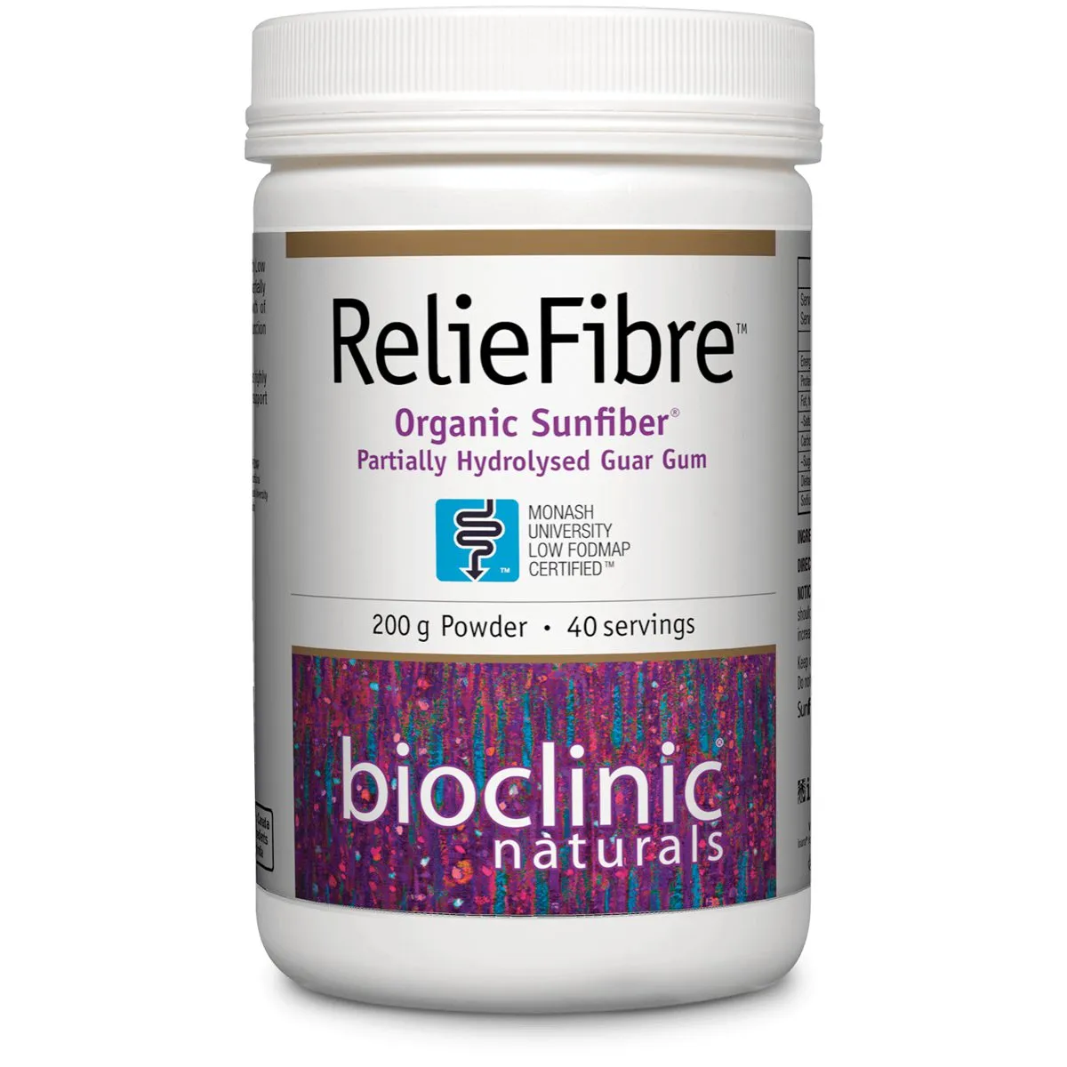 Bioclinic Naturals RelieFibre Powder 200g